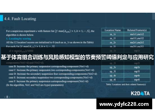 基于体育组合训练与风险感知模型的节奏预警阈值判定与应用研究
